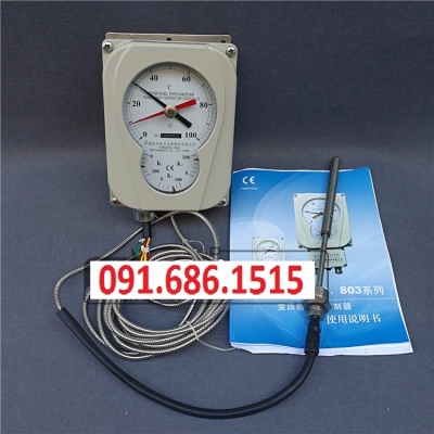 Đồng hồ đo nhiệt độ dầu máy biến áp lực, Hangzhou Huali BWY (WTYK)-803 (TH)