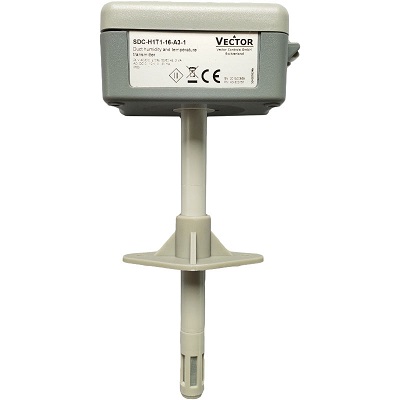 Vector SDC-H1T1-16/08/24/A5/A3 duct temperature and humidity sensor transmitter