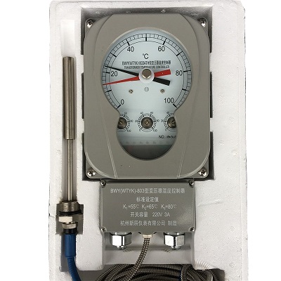 Đồng hồ đo nhiệt độ máy biến áp lực Hangzhou Xinchen Transformer Temperature Controller BWY (WTYK)-803ATH Oil Surface Temperature Controller BWY-803A