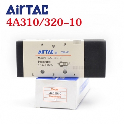 Van điện từ, van khí nén, Airtac control valve 4A310-10 4A320-10 4A410-15
