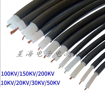 cáp điện cao áp thế, dây cao áp chống tĩnh điện 50KV-150KV 1 mm2 / 2,5 mm2 / 4 mm2 dây cao thế phun tĩnh điện đặc biệt