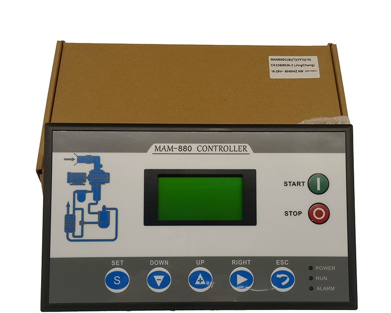 Bộ điều khiển máy nén khí, Screw air compressor PLC controller MAM-880, MAM-880(B), MAM-880C(B)(T)VF3